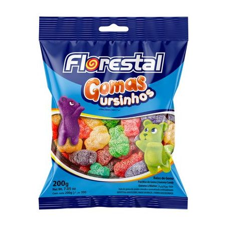 BALA FLORESTAL GOMA URSINHOS 200G