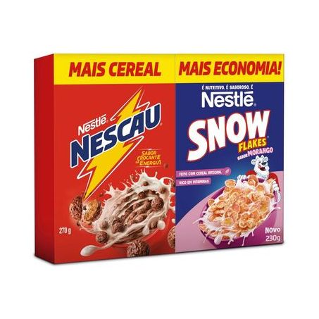 Kit cereal nestle nescau 2700g + cereal