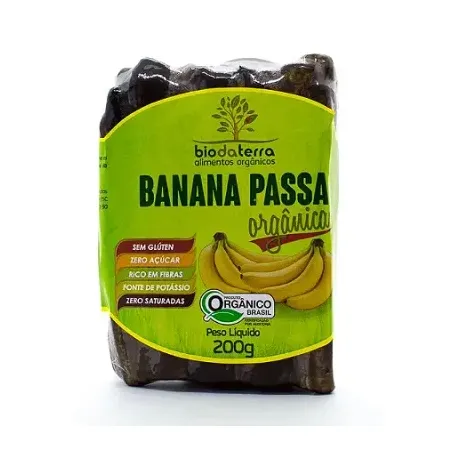Banana Passa Orgânica Biodaterra  200g