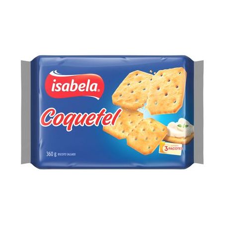 Biscoito Isabela Coquetel Pacote 320g 