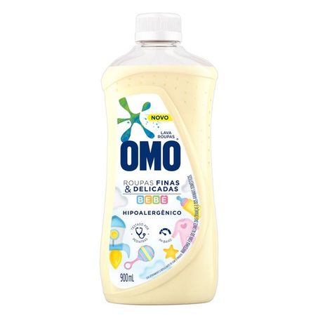 Lava Roupas Liq Omo 450ml Roupas Delicadas Bebe