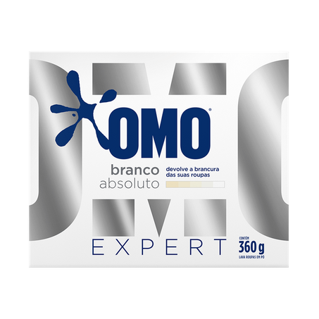 LAVA ROUPA PO OMO EXPERT BRANCO ABSOLUTO 360G