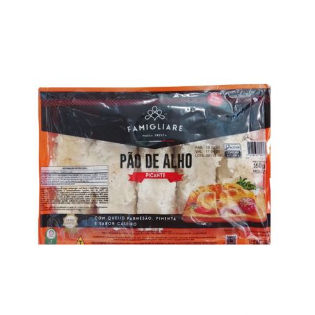 PAO DE ALHO PICANTE FAMIGLIARE 350G