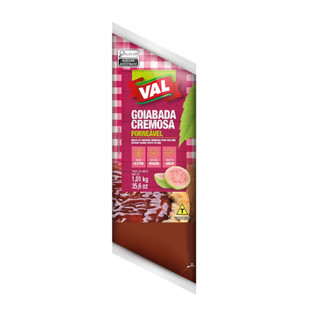 GOIABADA VAL 1.01KG CREMOSA BISNAGA CX 10.0