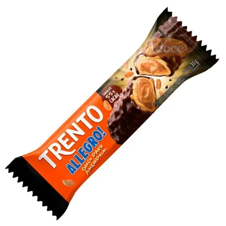 Chocolate trento allegro dark com amendoim 26g