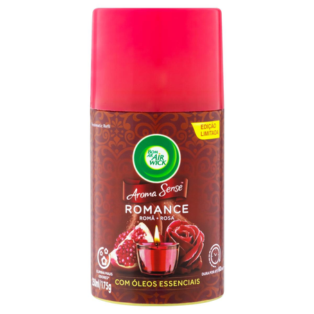 Purificador de Ar Freshmatic Bom Ar 250ml - Romance - Refil