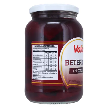 Beterraba valar 330g 360-30