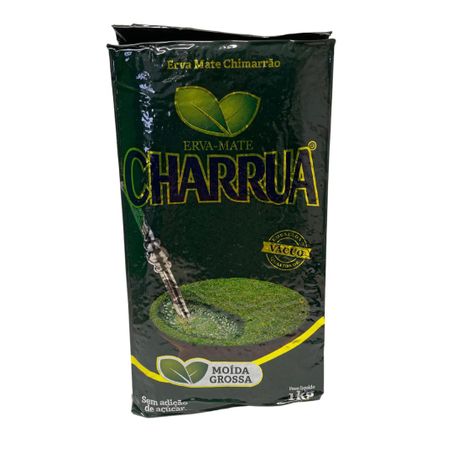 Erva mate charrua 1kgm grossa vacuo