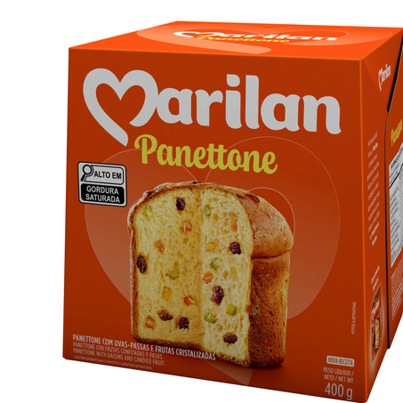 Panettone Com Frutas Cristalizadas e Uvas-Passas Marilan Cai