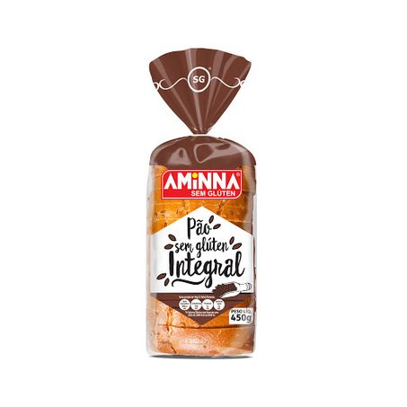 Pão integral s/gluten aminna 450g