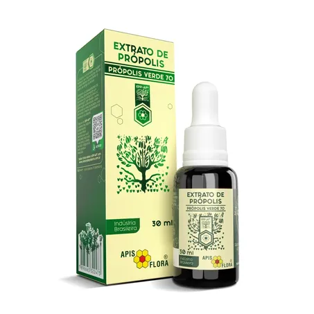 EXTRATO PROPOLIS VERDE 70% 30ML - APISFLORA