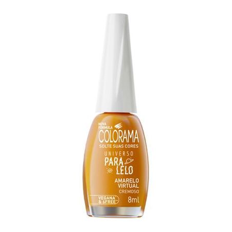 	 ESMALTE COLORAMA UNIVERSO PARALELO 8ML AMARELO VIRTUAL
