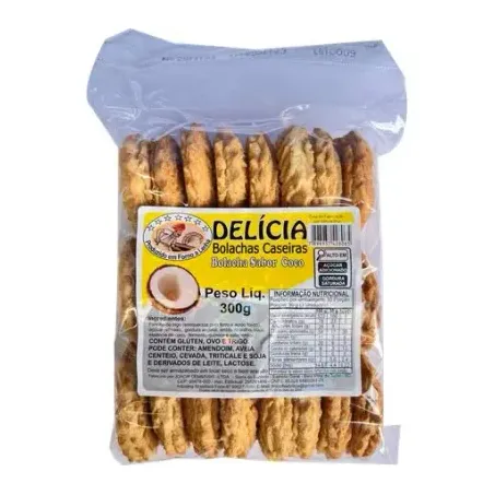 Bolacha Ki Delicia 330g Caseira 