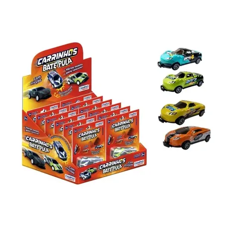 Brinquedo Fampar Carrinho Bate e Pula 