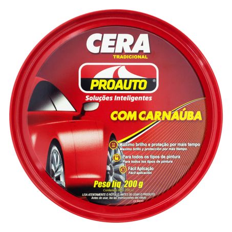 Cera em Pasta Tradicional com Carnaúba Proauto