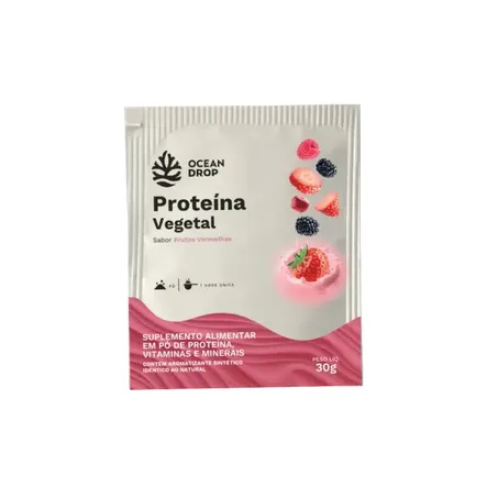SACHÊ PROTEÍNA FRUTAS VERMELHAS 30G - OCEAN DROP
