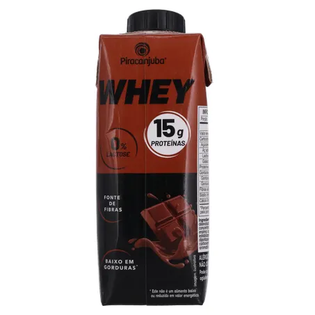 BEBIDA LÁCTEA PIRACANJUBA WHEY CHOCOLATE 15G 250ML 360-2