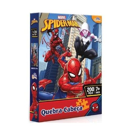Quebra-cabeça homem aranha 200pc 8023