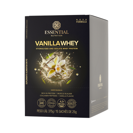 Suplemento Proteico Essential Vanilla Whey Lata 375g