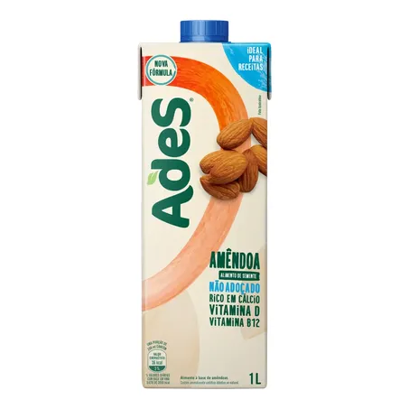 Alimento à base de amêndoas ades 1l
