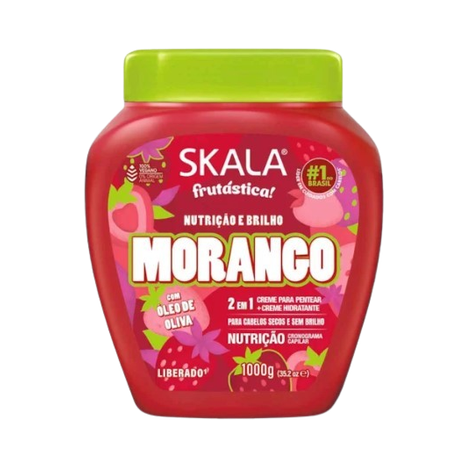 Creme de tratamento skala frutástica morango pote 1kg