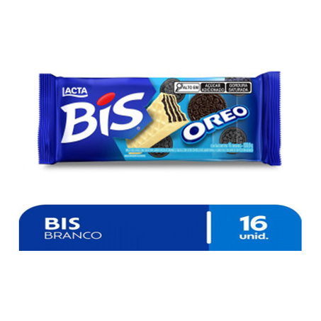 WAFER BIS LACTA BRANCO OREO 100,8G