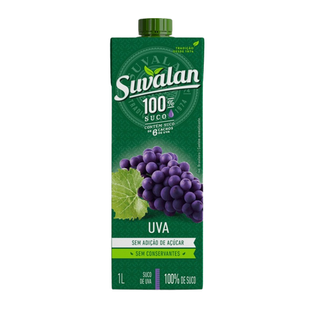 SUCO SUVALAN 100% UVA ZERO 1L