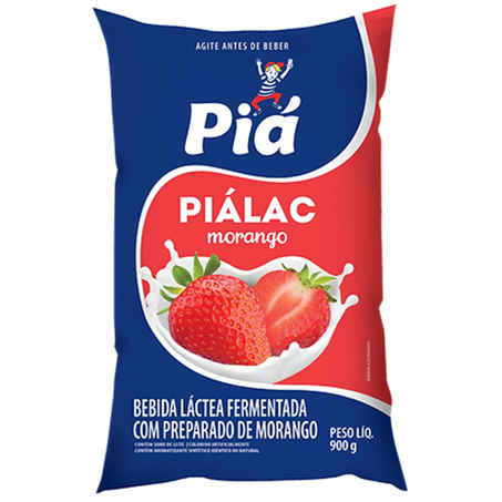 BEBIDA LÁCTEA PIALAC SC MORANGO 900G