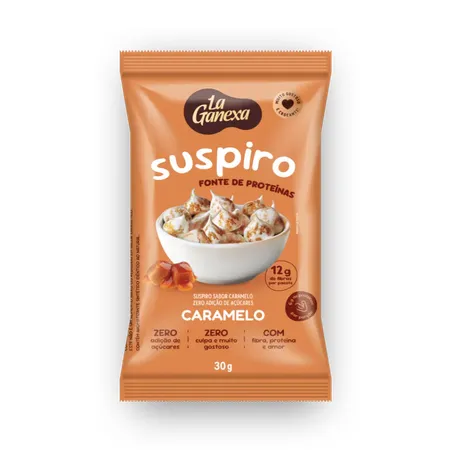 SUSPIRO PROTEICO CARAMELO 30G - LA GANEXA