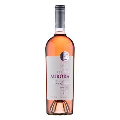 Vinho reserva merlot rose aurora 750ml