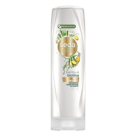 Condicionador seda recarga natural bambu e biotina