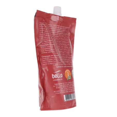 Sabonete líquido bello cereja e avelã sachê com tampa 450ml 360-13
