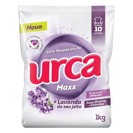 SABÃO EM PÓ ROUPAS BRANCAS E COLORIDAS LAVANDA URCA MAXX