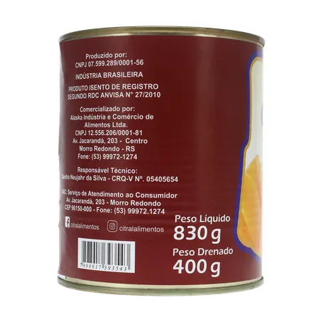 Pessego citral fatias 400g 360-26
