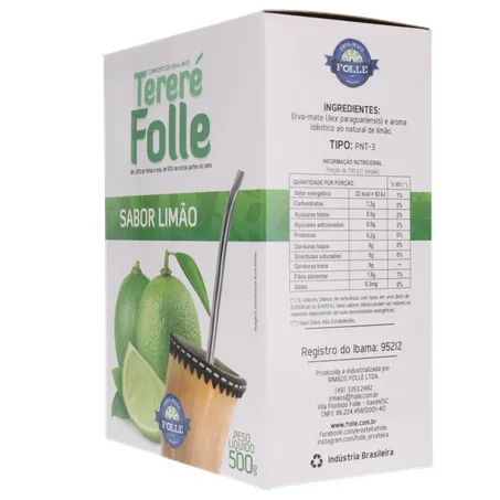 Erva tererê folle limão 500g 360-6
