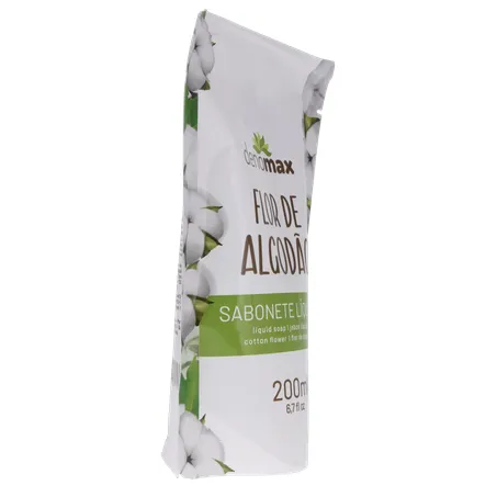 SABONETE LÍQUIDO DENOMAX SACHÊ FLOR DE ALGODÃO 200ML 360-30