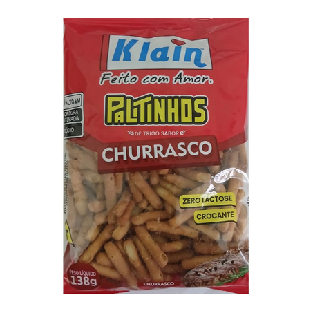BISC KLAIN 138G PALITINHOS CHURRASCO