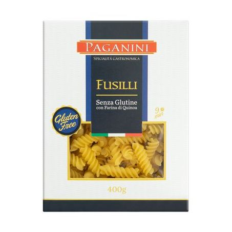 MACARRAO PAGANINI SEM GLUTEN 400G FUSILLI 