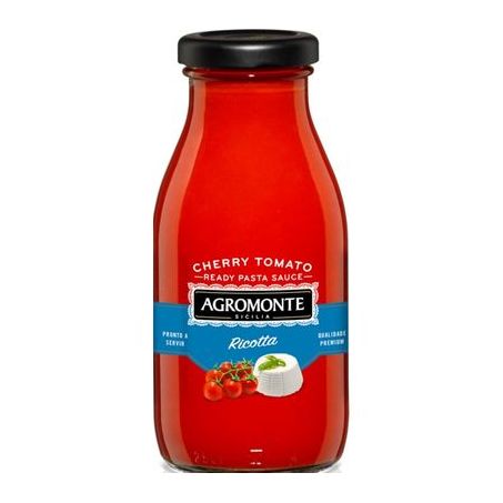 Molho tomate cereja com ricota agromonte 260g
