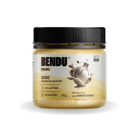 Creme de Avelã Bendu 150g Bombom Branco