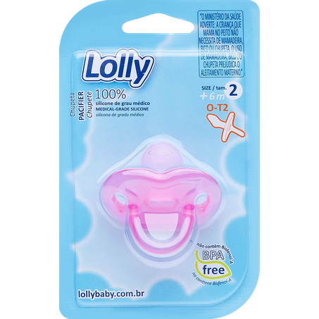 Chupeta lolly 100sil.ort.2 rs 6015