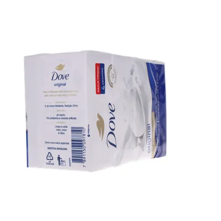 SABONETE DOVE ORIGINAL C/4 90G LEVE MAIS PAGUE MENOS 360-12