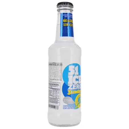 Bebida 51 Ice Sem Álcool Zero Açúcar 3 Limões Vidro 275ml 
  360-32