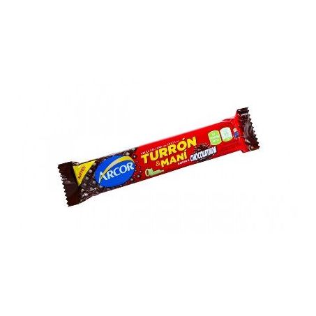Torrone turrony mani chocolate arcor 25g