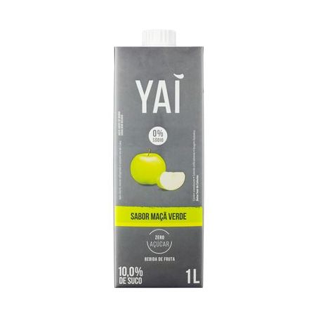 Bebida Maçã Verde Zero Açúcar Yaí Caixa 1LT