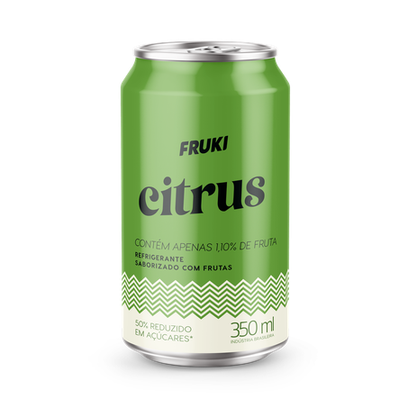 Água tônica cítrus fruki lt 350ml