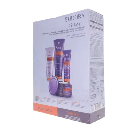 Kit Shampoo Condic Liso Intenso Eudora 375ml 360-22