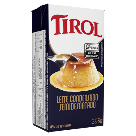 Leite condensado tirol semidesnatado 395g