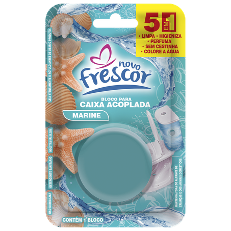 DESODORIZANTE SANITARIO NOVO FRESCOR BLOC MARIN 45