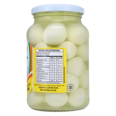 Ovos de codorna nutriouro 300g 360-10
